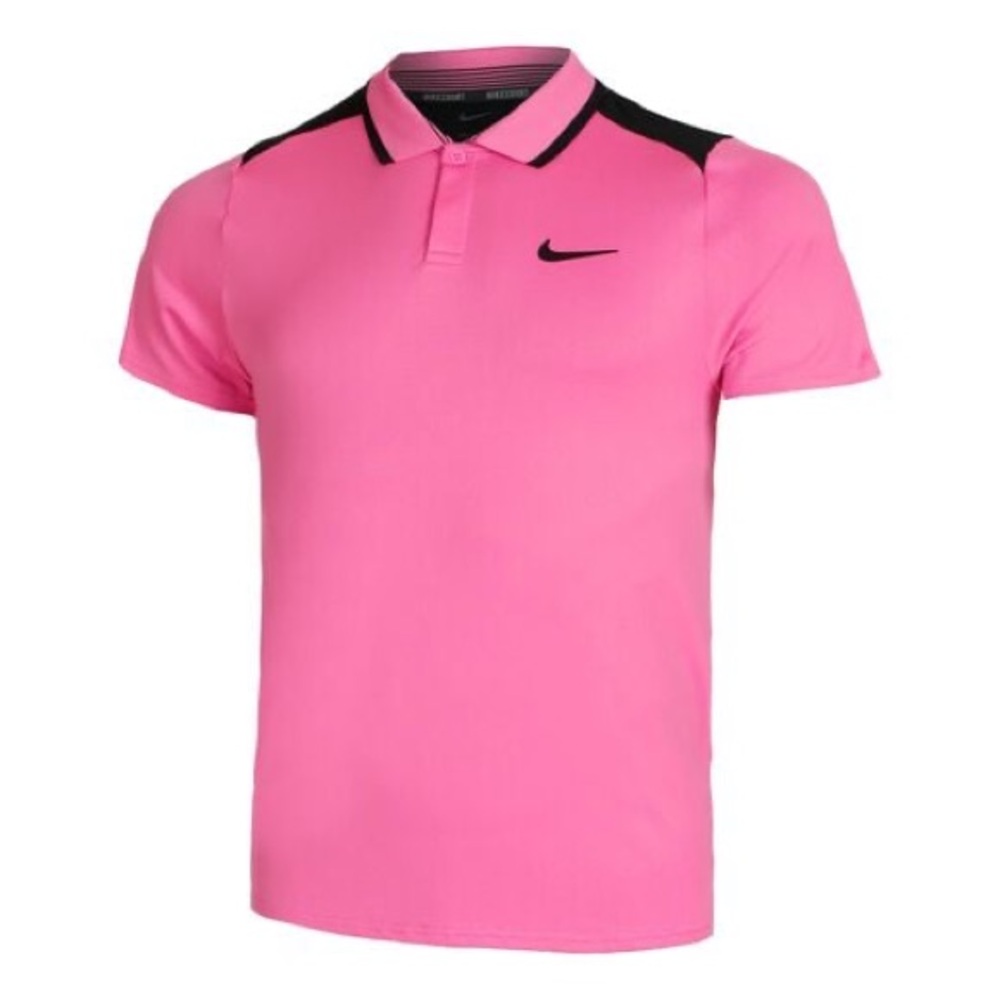 Nike Pink Court Dri-Fit Advantage Polo Men, Size XL